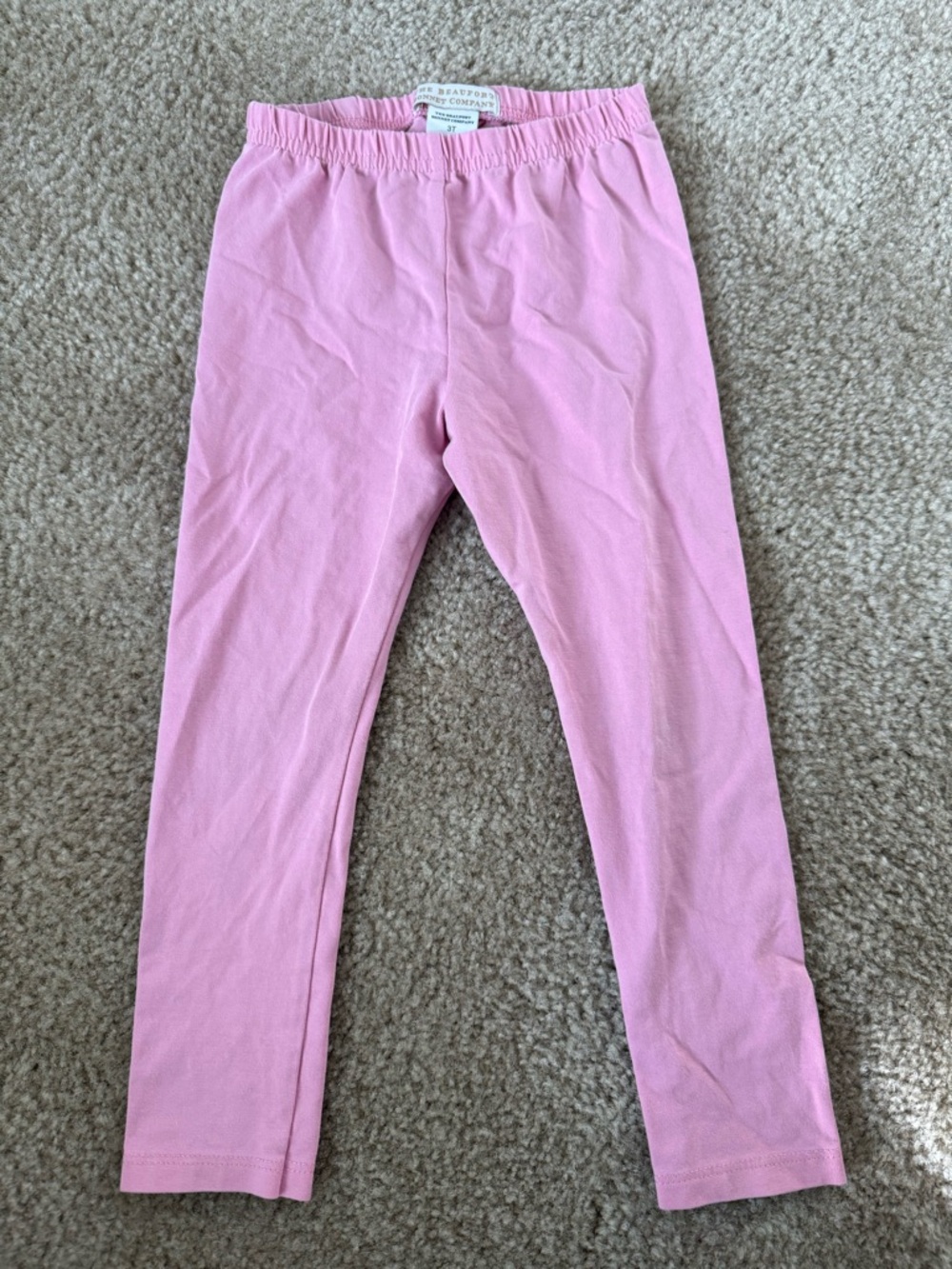 The Beaufort Bonnet Company Pink Girls' Mitzy Sue Slacks/Leggings